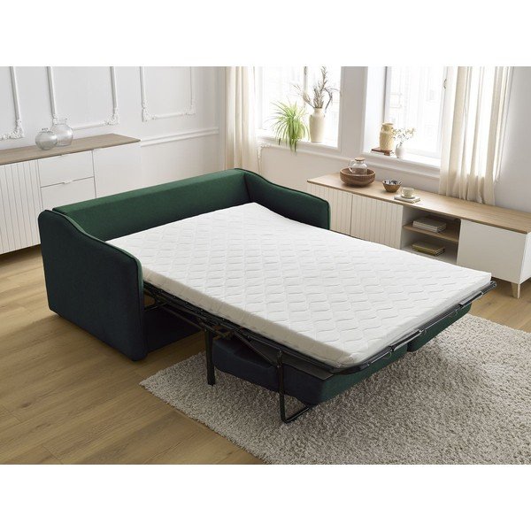 Raztegljiva zelena sedežna garnitura za spanje 178 cm Lenny – Bobochic Paris-image-1