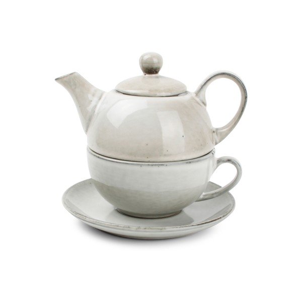 Zelen čajnik iz kamenine 400 ml Artisan – Salt&Pepper