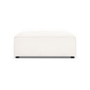 Bež podstavek za noge s tkanino bouclé Jodie - Micadoni Home