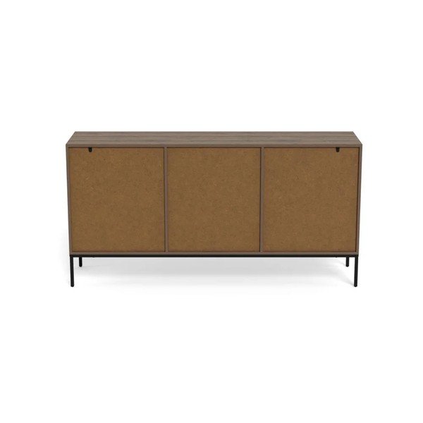 Komoda v hrastovem dekorju v temni naravni barvi 158x80x40 cm Palmdale – Actona-image-3