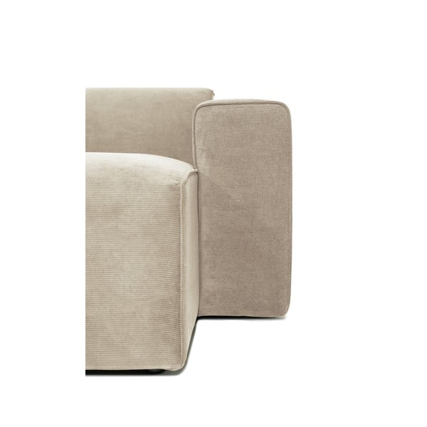 Bež modularna zofa v obliki črke U Scandic Sting, desni kot-image-4