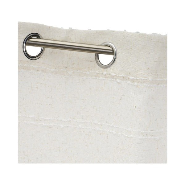 Belo-bež zavesa iz mešanice lana 140x260 cm Nodes – Casa Selección-image-3