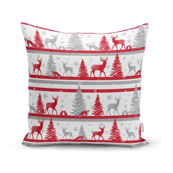 Prevleke za blazino z božičnim motivom v kompletu 4 ks 43x43 cm Snowflakes – Mila Home-image-4
