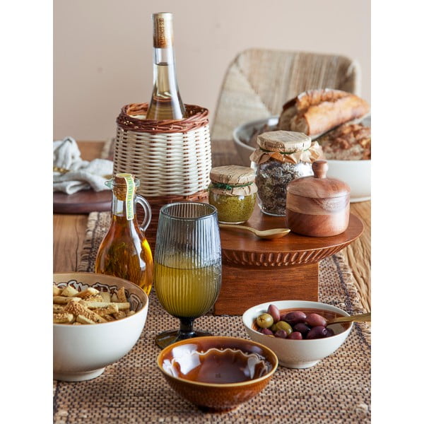 Namizni tekač iz bombaža in jute 180x35 cm Im - Bloomingville-image-3