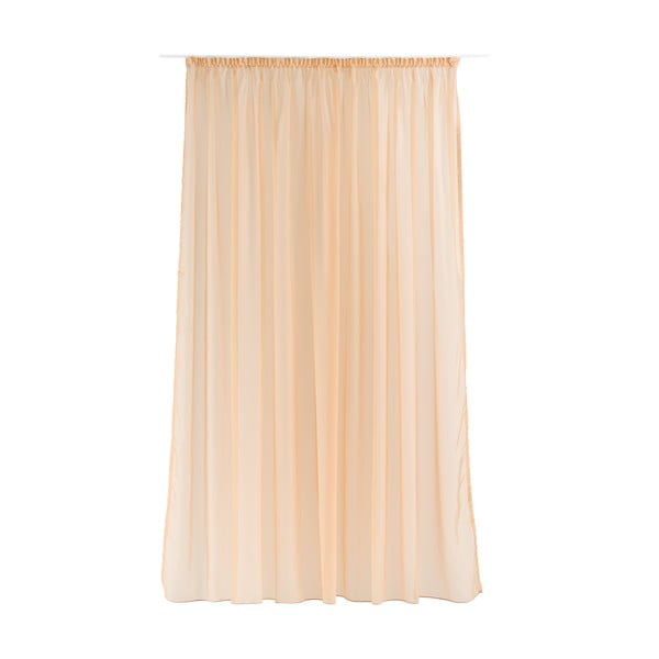 Oranžna prosojna zavesa 300x260 cm Voile – Mendola Fabrics-image-2