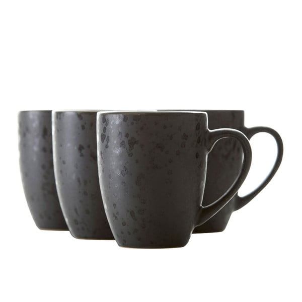 Črne/temno modre keramične skodelice v kompletu 4 ks 300 ml Gastro Black/Mix – Bitz-image-2