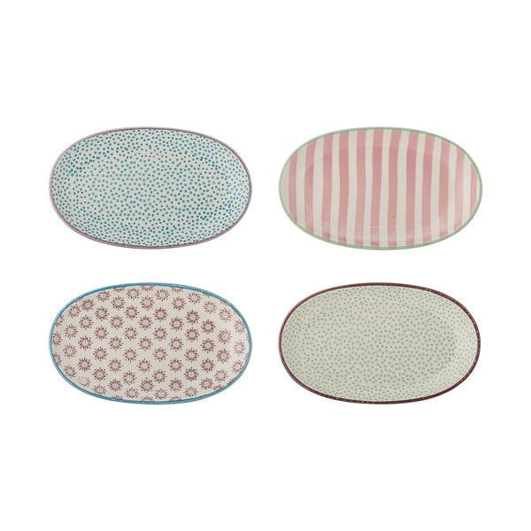 Servirni lončeni krožniki v kompletu 4 ks Patrizia – Bloomingville