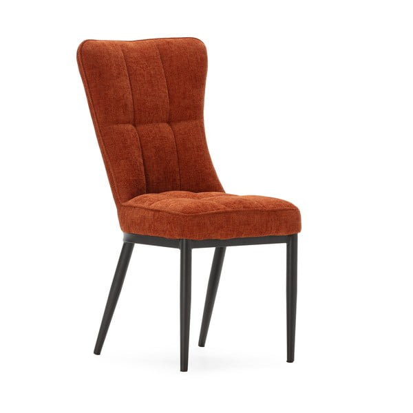 Jedilni stoli v kompletu 2 ks v barvi terakote Damon – Marckeric