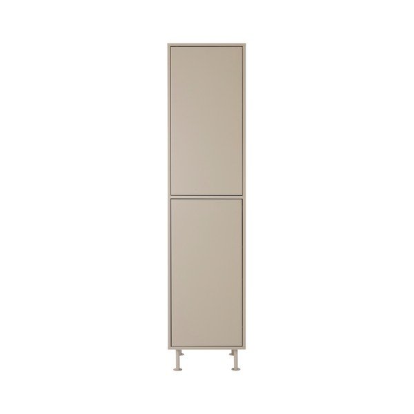 Bež garderobna omara iz MDF plošč 50x210x55 cm Kipp – Jotex-image-3
