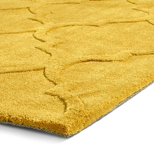 Rumena preproga Think Rugs Hong Kong Puro Yellow, 120 x 170 cm-image-1