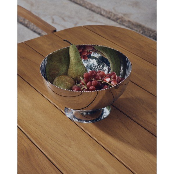 Skleda iz nerjavečega jekla v srebrni barvi ø 25,5 cm Nirela – Kave Home-image-2