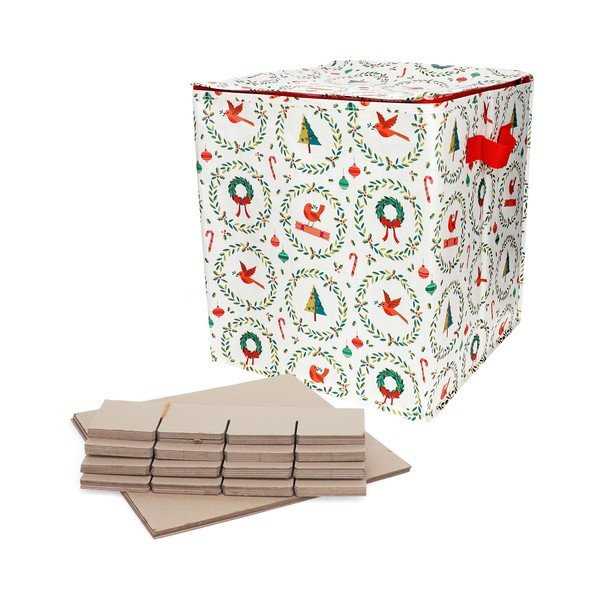 Škatla za shranjevanje oblačil iz reciklirane plastike 32x32x35 cm Classic Christmas – Rex London