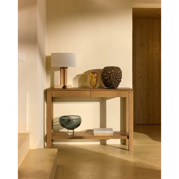 Oranžna steklena ročno izdelana vaza (višina 23 cm) Nicora – Kave Home-image-2