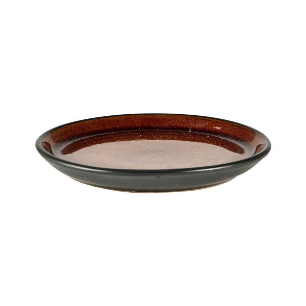 Črn/jantaren desertni krožnik iz kamenine ø 17 cm Gastro Black/Amber – Bitz-image-3