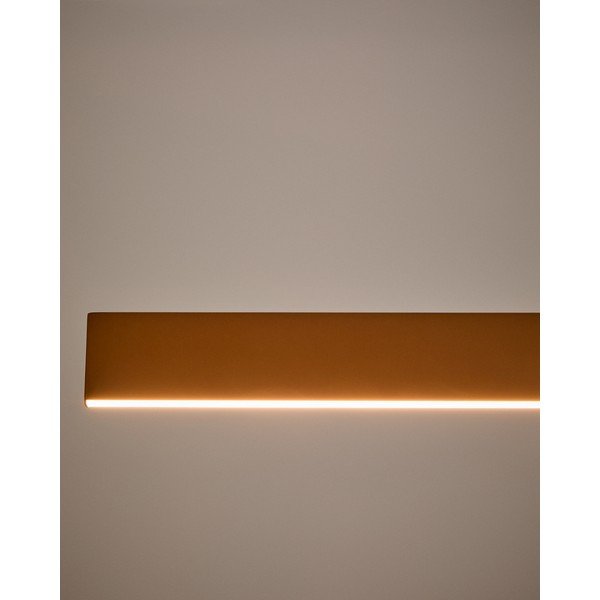 LED viseča svetilka v barvi terakote s kovinskim senčilom Boadella – Kave Home-image-2