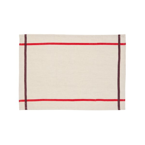 Pogrinjki v kompletu 2 ks iz mešanice lana 35x50 cm Delma – Kave Home-image-2