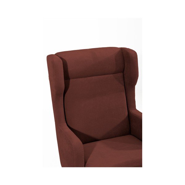 Rjav fotelj Max Winzer Bennet Suede-image-4