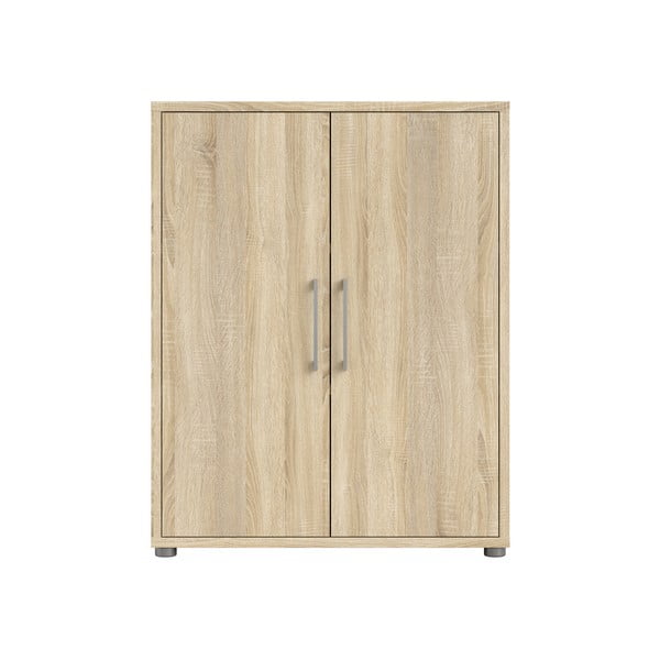 Modularna knjižna omara iz naravnega hrasta 89x113 cm Prima - Tvilum-image-2