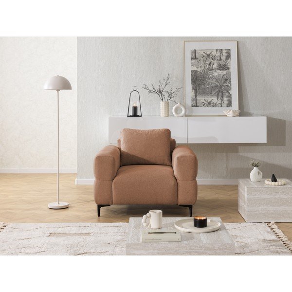 Fotelj v barvi terakote Helio – Ropez-image-4