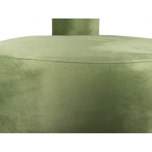 Svetlo zelen žameten fotelj Abrazo – Leitmotiv-image-4