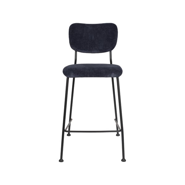 Temno modri barski stoli v kompletu 2 ks 92 cm Benson – Zuiver