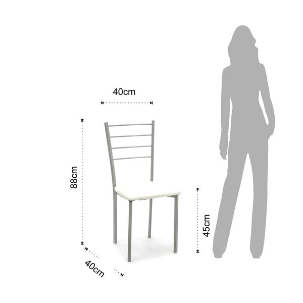 Beli jedilni stoli v kompletu 2 kos Just - Tomasucci-image-4