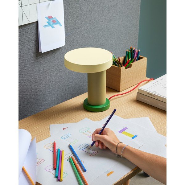 Zelena namizna svetilka (višina 25 cm) Magic – Hübsch-image-1