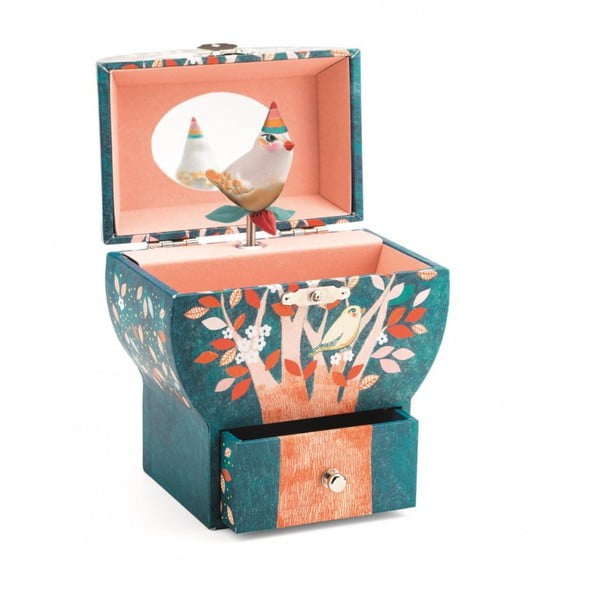 Otroška lesena škatla s ptičem Djeco Night Box-image-1