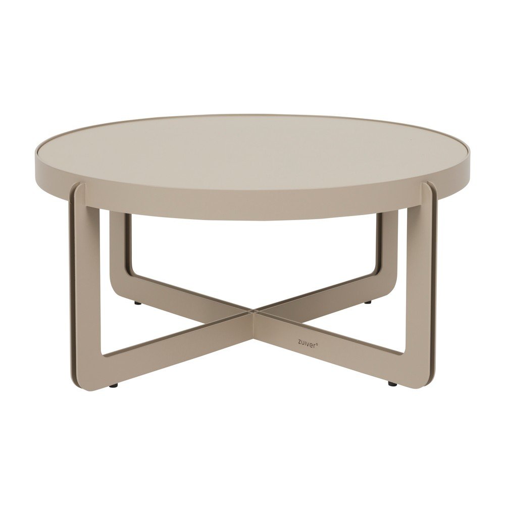 Bež okrogla klubska mizica ø 68 cm Centre