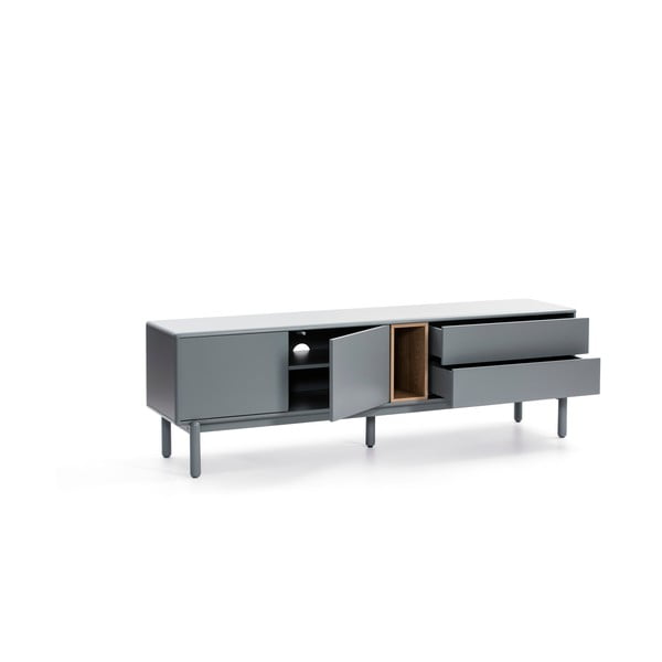 Modra/siva TV omarica 180x56 cm Corvo – Teulat-image-3