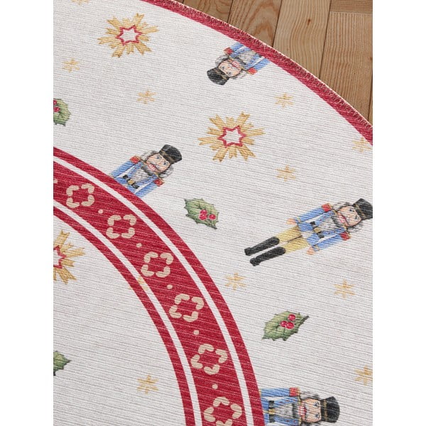 Rdeča okrogla preproga z božičnim motivom ø 160 cm Toy's Delight Nutcracker – Villeroy&Boch-image-3