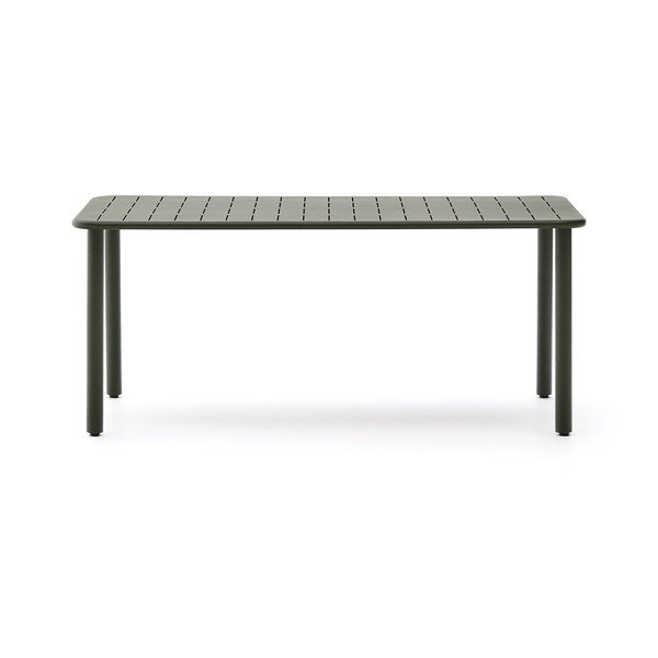 Jeklena vrtna miza 90x180 cm Brai – Kave Home-image-2