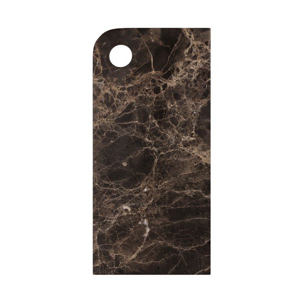 Servirna marmorna deska 38 x 18 cm Marble – Mette Ditmer Denmark