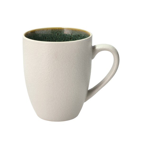 Belo-zelena keramična skodelica 300 ml Gastro White/Green – Bitz