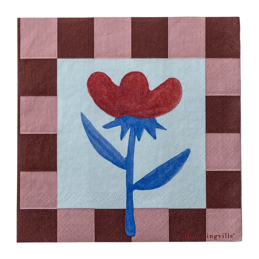 Papirnati prtički v kompletu 20 ks 33x33 cm Vinia