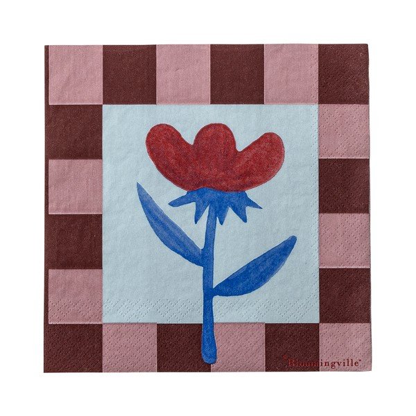 Papirnati prtički v kompletu 20 ks 33x33 cm Vinia – Bloomingville