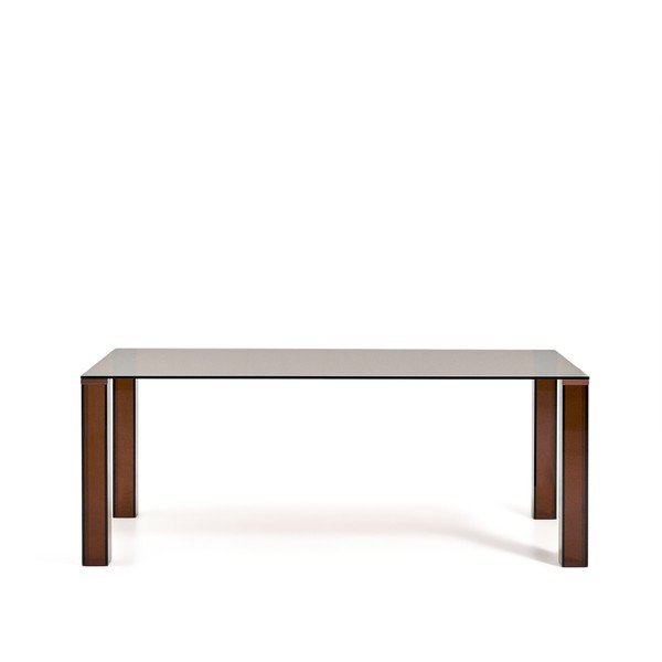 Steklena jedilna miza 100x200 cm Adularia – Kave Home-image-2