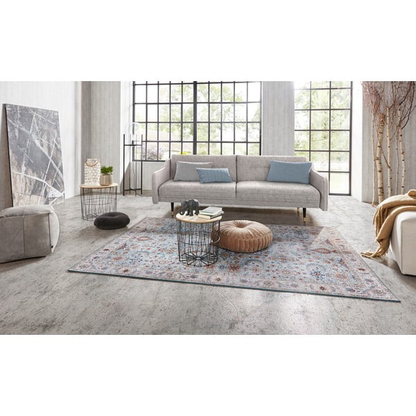 Modro-bež preproga Nouristan Vivana, 200 x 290 cm-image-1