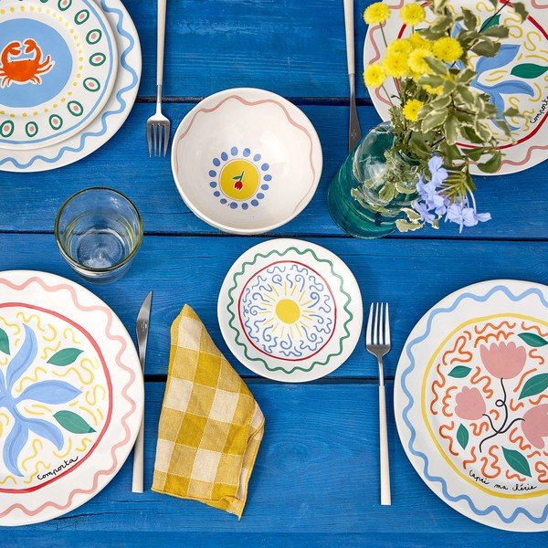 Krožnik iz kamenine ø 27 cm Summer Bliss – Costa Nova-image-3