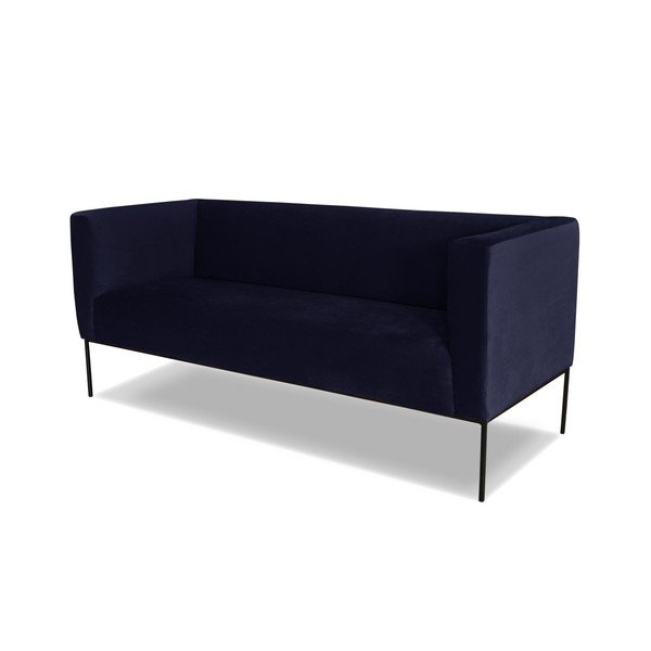 Temno modra dvosedežna zofa Windsor & Co. Zofe Neptun-image-3