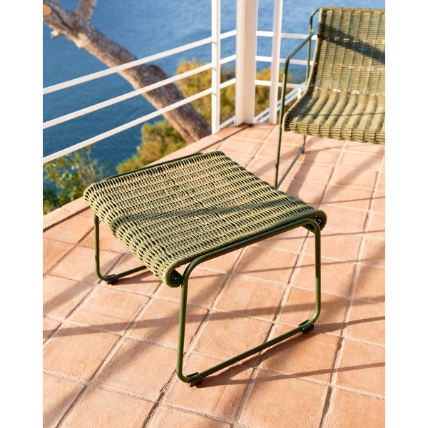 Zelen vrtni tabure Maurina – Kave Home-image-3