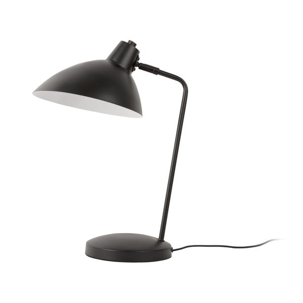 Črna namizna svetilka s kovinskim senčilom (višina 49 cm) Casque – Leitmotiv