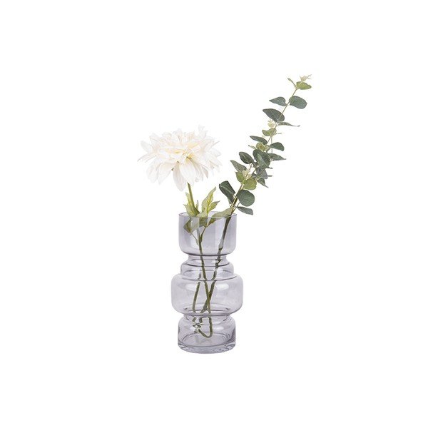 Siva steklena vaza PT LIVING Courtly, višina 25 cm-image-2