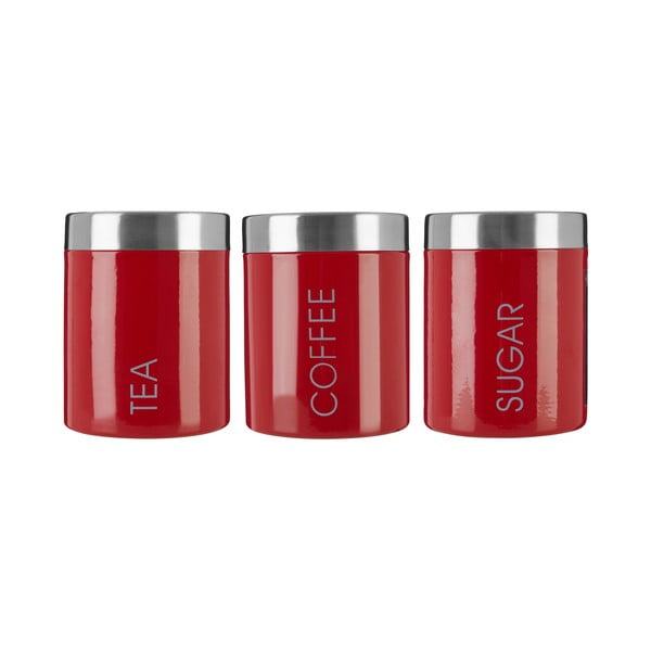 Kovinske posode za shranjevanje v kompletu 3 ks kave – Premier Housewares
