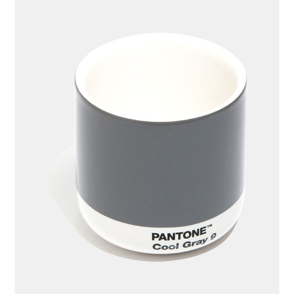 Temno siva keramična skodelica 175 ml Cortado Coold Gray 9 – Pantone