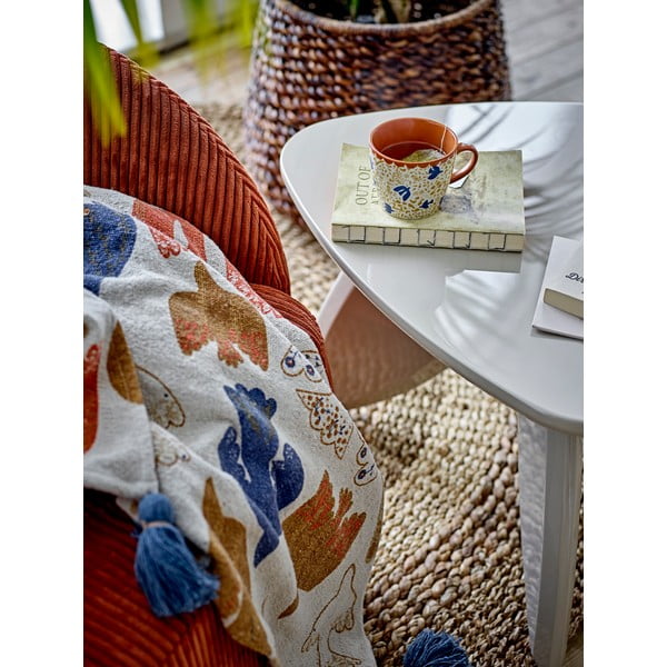 Rjava odeja iz recikliranega bombaža 130x160 cm Anniversary – Bloomingville-image-2