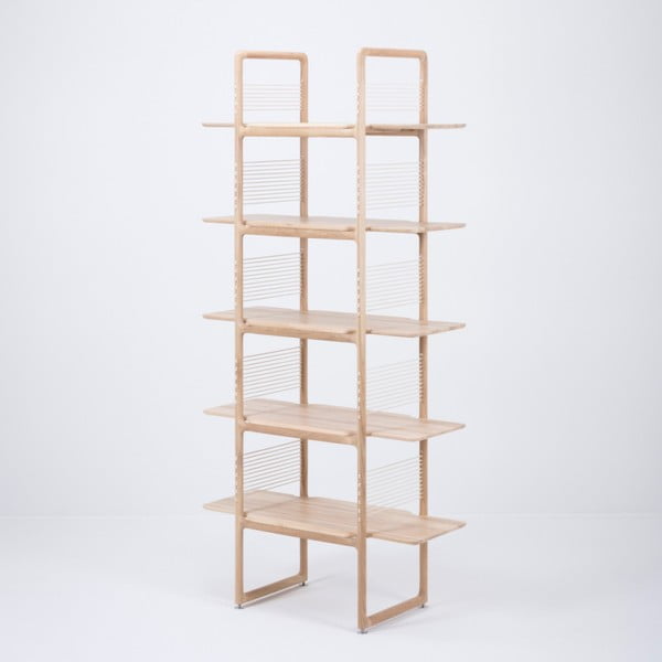 Knjižni regal iz masivnega hrasta Gazzda Muse, višina 216 cm-image-2