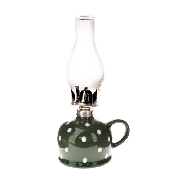 Keramična petrolejska svetilka (višina 28 cm) – Dakls