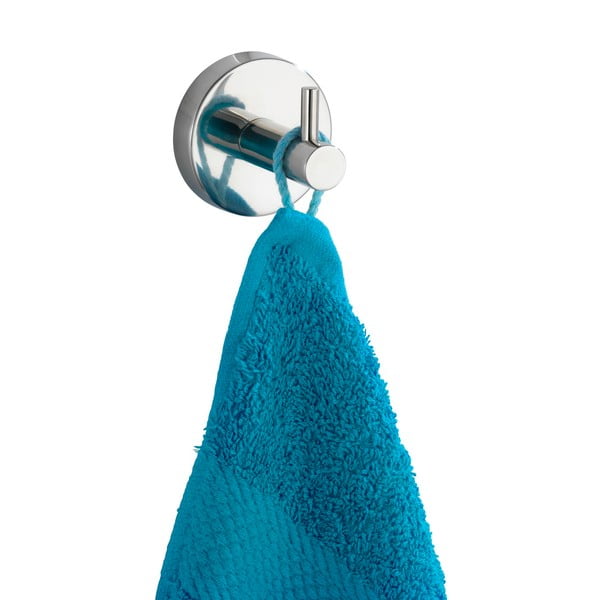 Stenski obešalnik iz nerjavečega jekla v sijajno srebrni barvi Bosio – Wenko-image-2