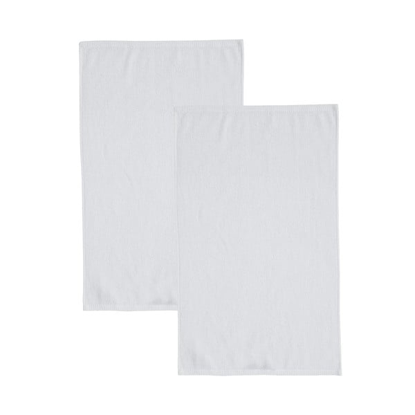 Bele hitro sušeče frotirne bombažne brisače v kompletu 2 ks 90x140 cm Quick Dry – Catherine Lansfield